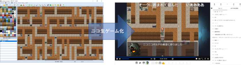 RPG ツクール MV ニコ生ゲーム化キット